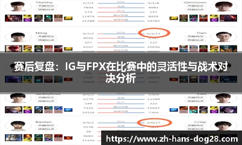 赛后复盘：IG与FPX在比赛中的灵活性与战术对决分析